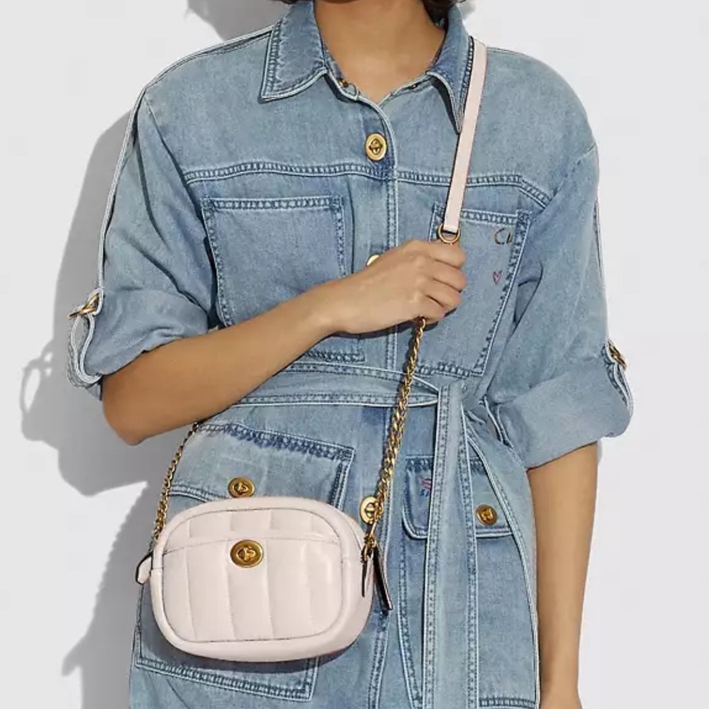 Coach Quilted Camera Bag